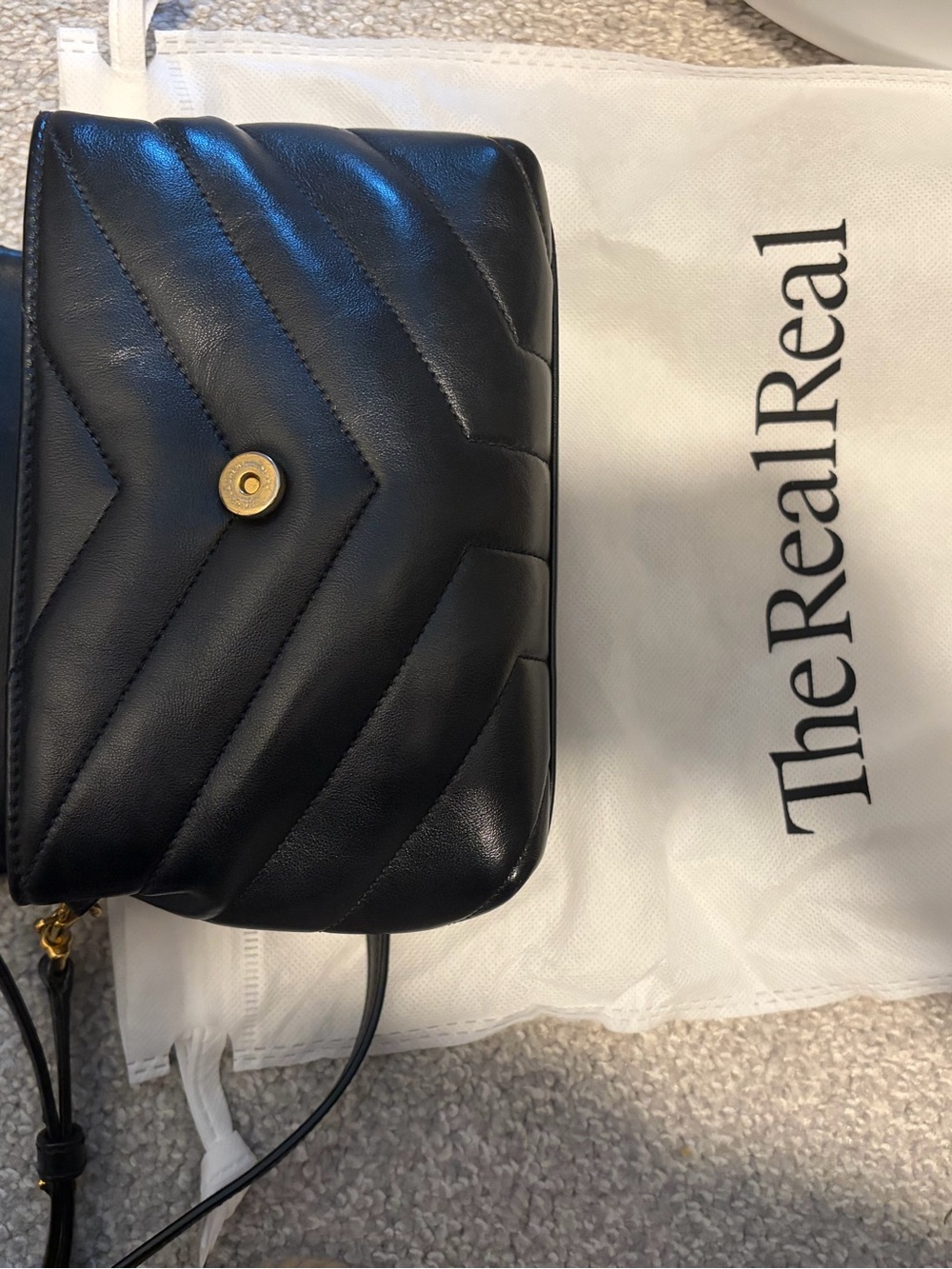 YSL Black Toy Lou Lou Bag - Picture 11 of 11